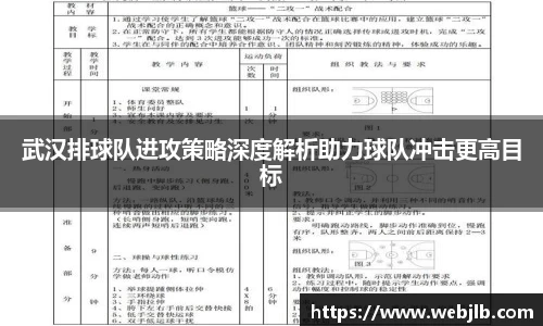 武汉排球队进攻策略深度解析助力球队冲击更高目标